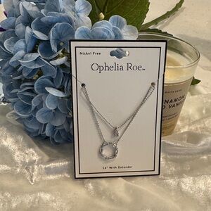 Ophelia Roe Silver Necklace with Extender